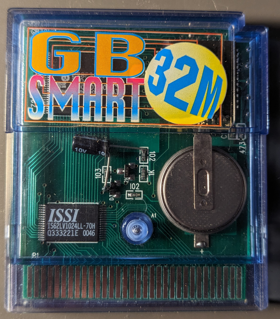 front of the GB Smart 32M cartridge