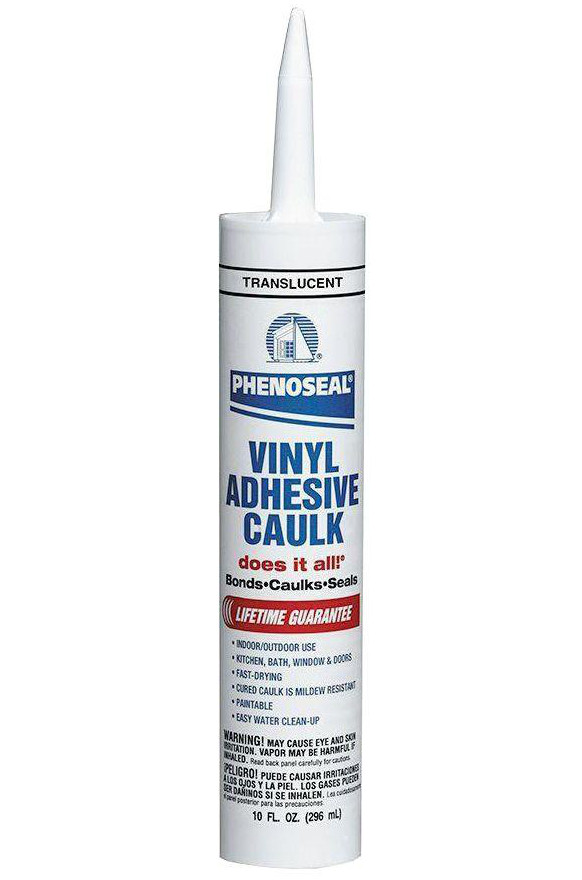 Vinyl Adhesive Caulk (translucent)