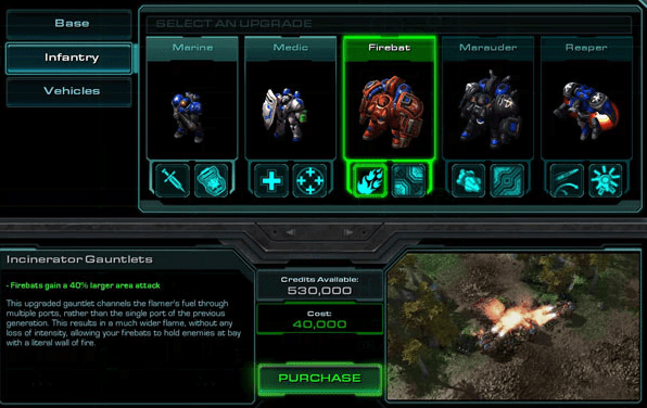 Starcraft 2 Upgrades
