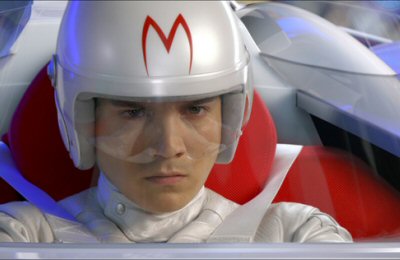 super-serious-looking Speed Racer