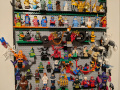 completed lego minifig wall close-up 1