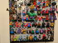 completed lego minifig wall close-up 3