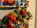 completed lego minifig wall close-up 9